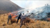 ۲۵۰هکتار از مراتع روستای فریزی در آتش سوخت