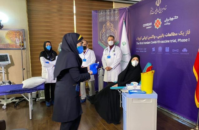 حال عمومی ۳ داوطلب تزریق واکسن ایرانی کرونا خوب است