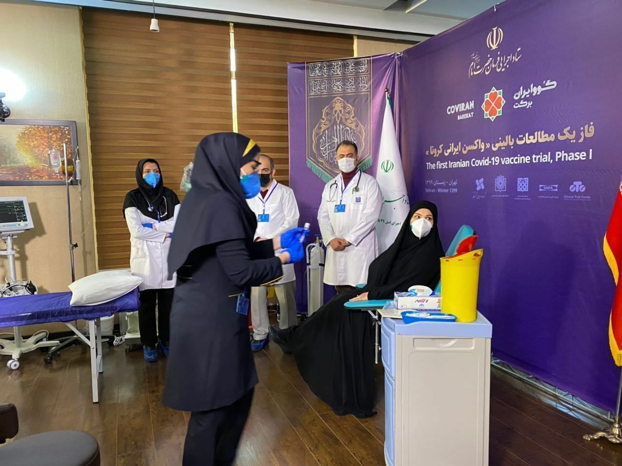 حال عمومی ۳ داوطلب تزریق واکسن ایرانی کرونا خوب است
