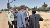 دستورات فرماندار چناران در خصوص بهبود روند اجرای پروژه میدان شهید سلیمانی