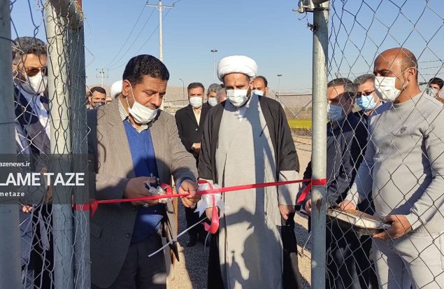 افتتاح خط انتقال فاضلاب گلبهار