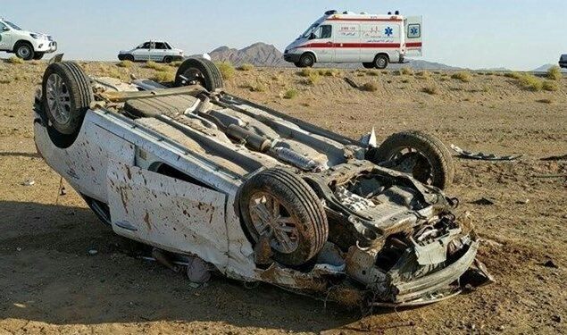 واژگونی خودرو ام‌وی‌ام در چناران یک کشته و سه مصدوم بر جای گذاشت