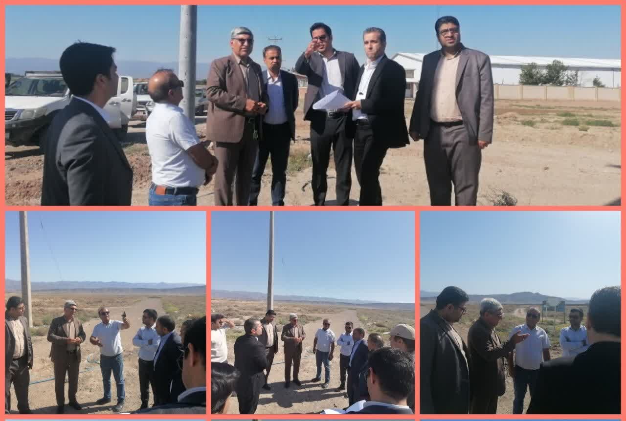 بررسی روند احداث شهرک صنعتی گالوانیزه و نیروگاه خورشیدی در گلبهار