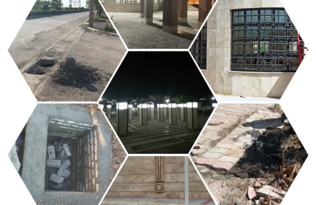 تداوم عملیات عمرانی شهرداری گلبهار برای بهبود خدمات شهری