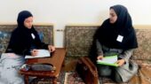 برگزاری امتحان پایه ششم در منزل دانشآموز بیمار توسط معاون آموزشی دبستانی در روستای نوبهار