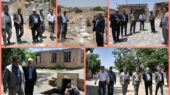 بازدید فرماندار گلبهار از روند تکمیل پروژهها در روستاهای سلمانآباد و حسنآقه
