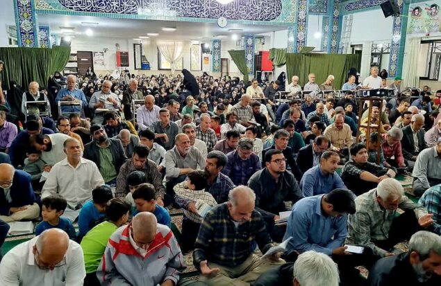 برگزاری دعای پر فیض روز عرفه در گلبهار