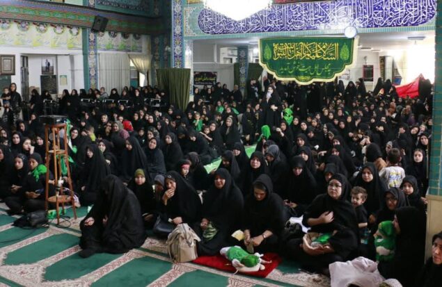 سوگواره شیرخوارگان حسینی در گلبهار برگزار شد
