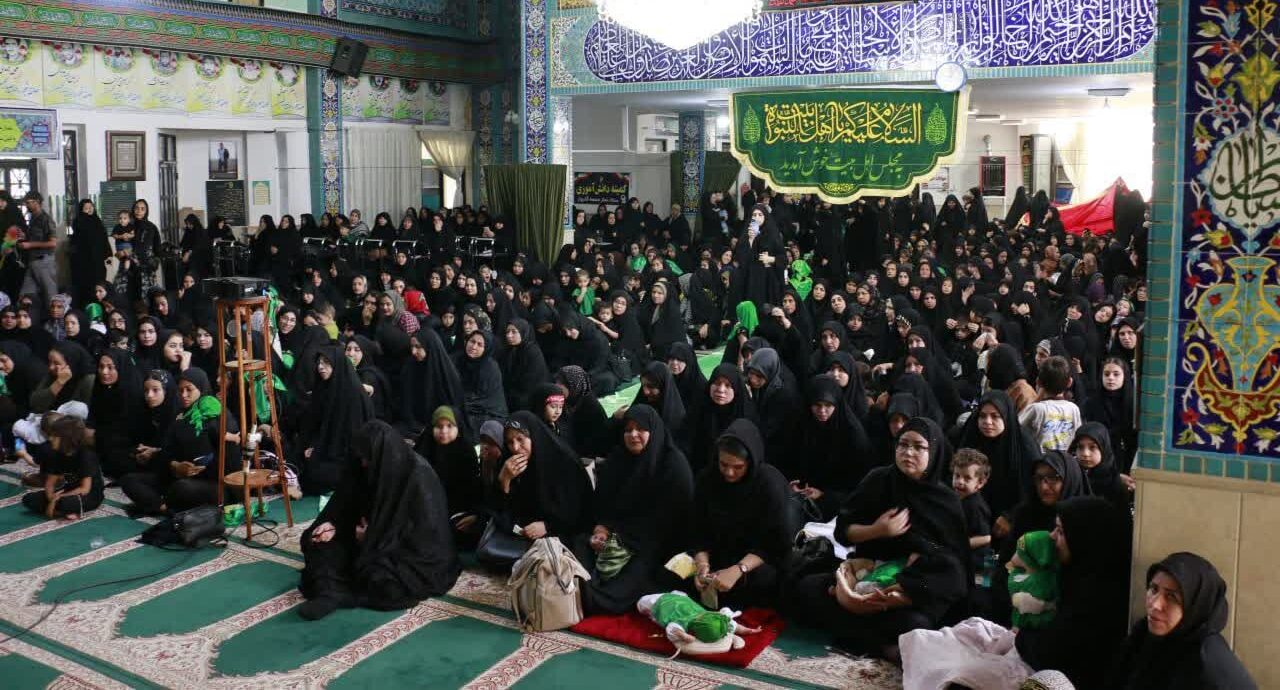 سوگواره شیرخوارگان حسینی در گلبهار برگزار شد
