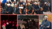 بازدید شبانه مسئولان گلبهار از مراسم عزاداری محرم