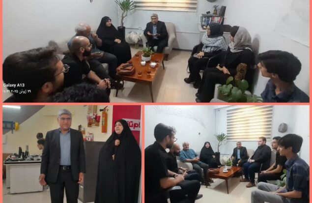 فرماندار گلبهار از نشریه و پایگاه خبری «کلام تازه» بازدید کرد