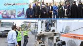 عملیات روکش آسفالت در بلوار جمهوری و شهید برونسی گلبهار آغاز شد