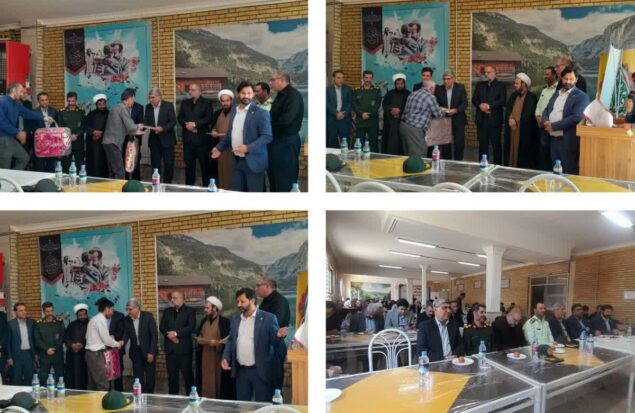 تجلیل از آزادگان شهرستان گلبهار با حضور مسئولان محلی