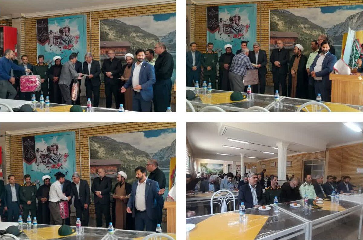 تجلیل از آزادگان شهرستان گلبهار با حضور مسئولان محلی