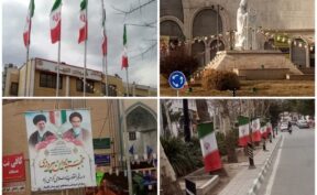 آذین بندی سطح شهر گلبهار به مناسبت نیمه شعبان و دهه فجر انقلاب اسلامی توسط شهرداری