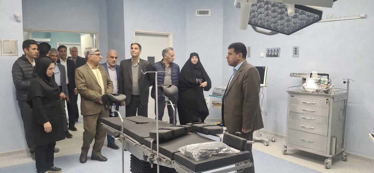 بازدید میدانی مسئولان از بیمارستان شفای گلبهار در آستانه افتتاح