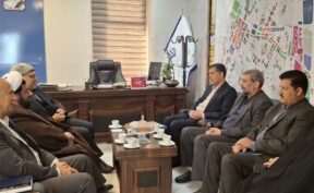 مراسم تودیع و معارفه رئیس اداره بهزیستی شهرستان گلبهار برگزار شد