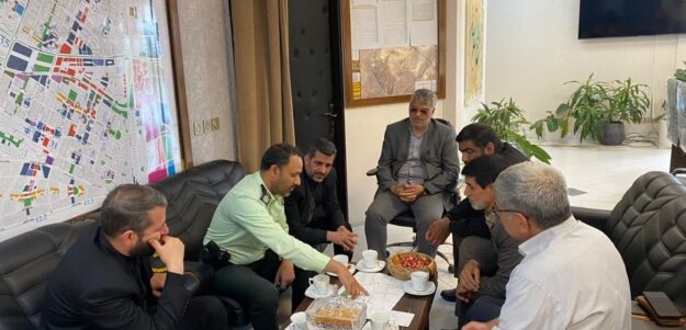 برگزاری جلسه هماهنگی برای مدیریت تجمعات شبانه، امنیت و ساماندهی ترافیک شهر گلبهار