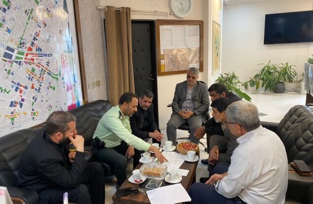 برگزاری جلسه هماهنگی برای مدیریت تجمعات شبانه، امنیت و ساماندهی ترافیک شهر گلبهار