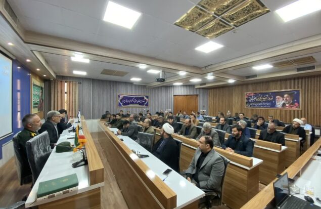 جلسه ستاد مدیریت بحران شهرستان گلبهار با محوریت تمهیدات برگزاری مراسم تشییع پیکر مطهر رهبر شهید و اعلام آمادهباش کامل دستگاهها برگزار شد