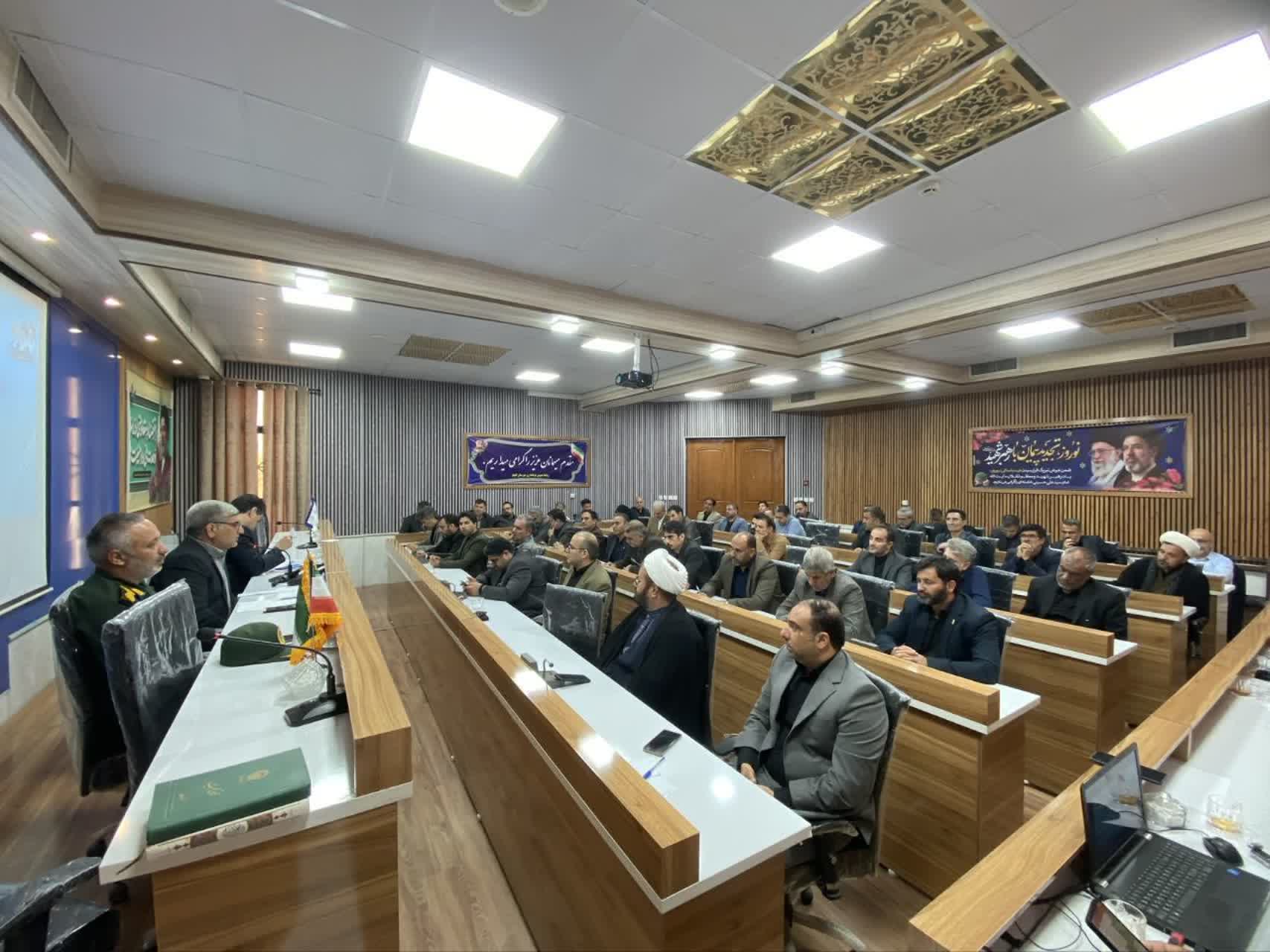 جلسه ستاد مدیریت بحران شهرستان گلبهار با محوریت تمهیدات برگزاری مراسم تشییع پیکر مطهر رهبر شهید و اعلام آمادهباش کامل دستگاهها برگزار شد