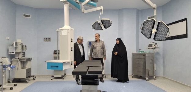 بازدید فرماندار گلبهار از بیمارستان شفا در آستانه راه‌اندازی