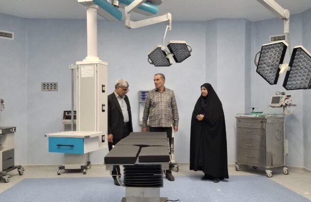 بازدید فرماندار گلبهار از بیمارستان شفا در آستانه راه‌اندازی