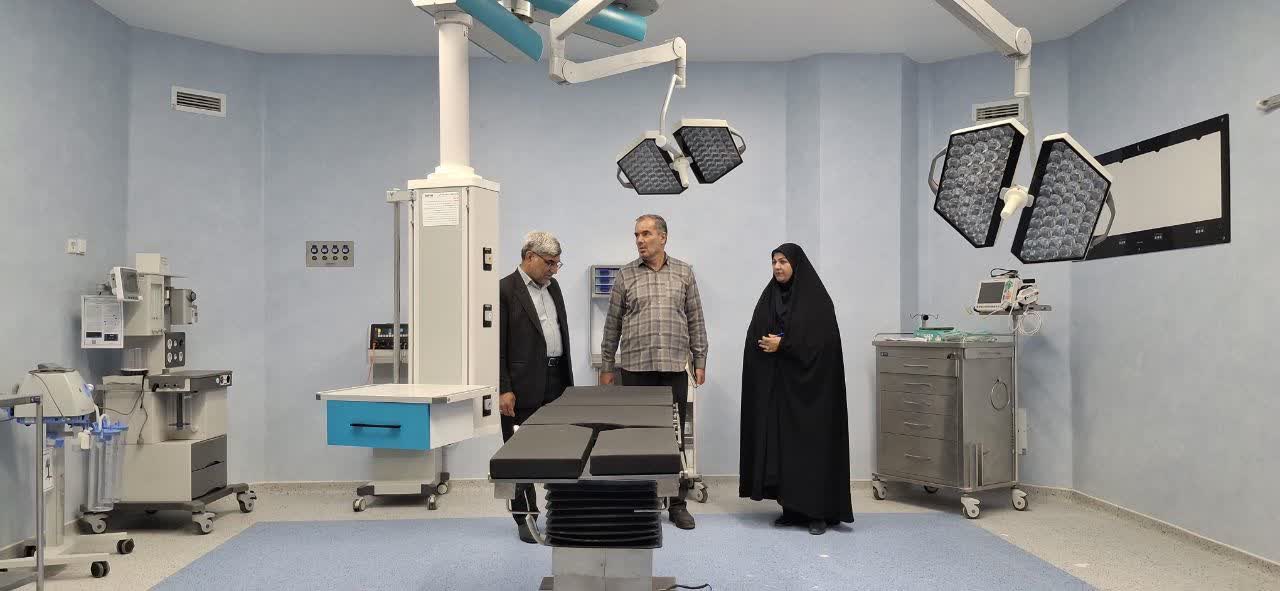 بازدید فرماندار گلبهار از بیمارستان شفا در آستانه راه‌اندازی